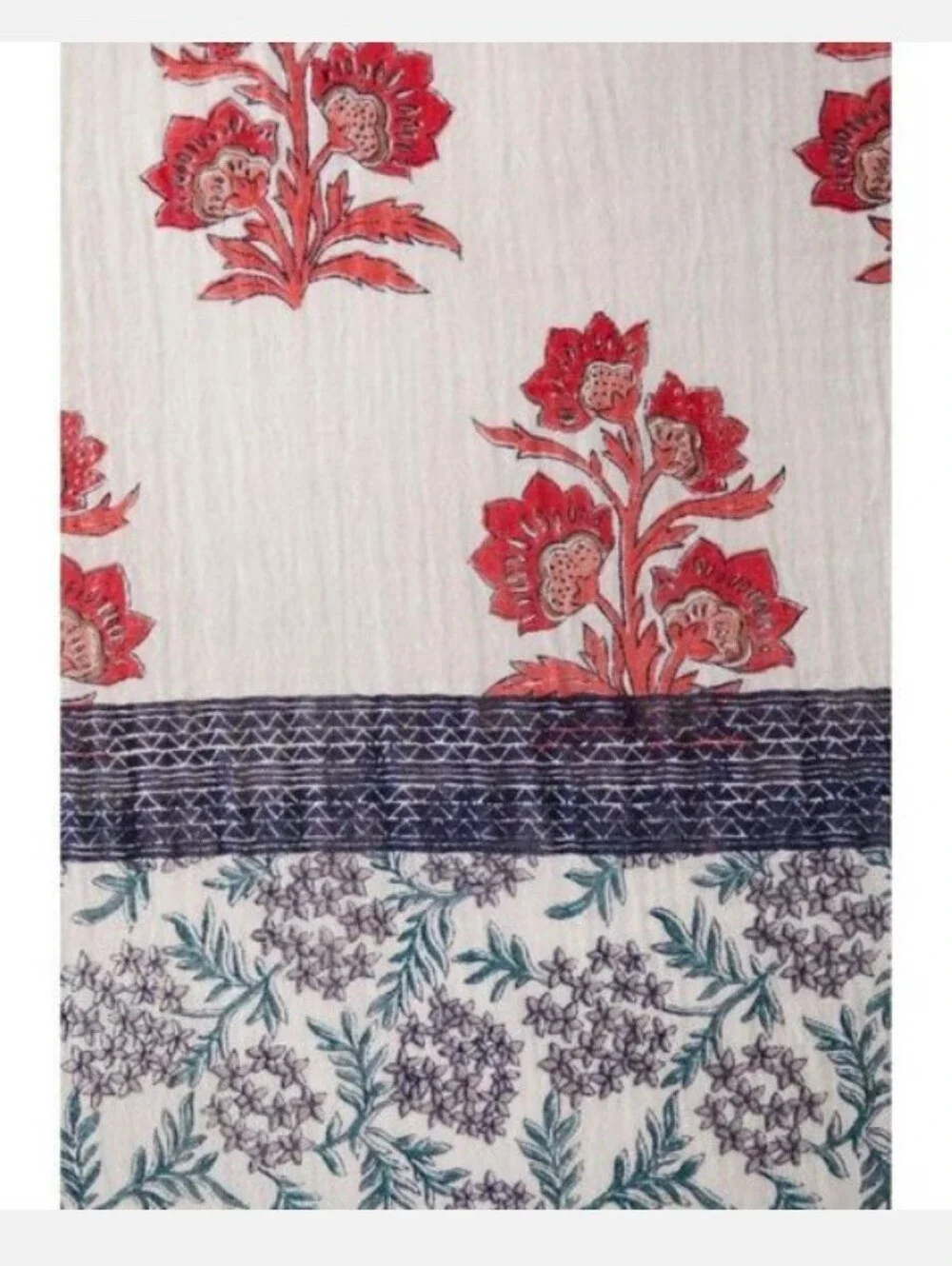 Urban Outfitters Franca Floral Duvet Cover NWOT 100% Cotton